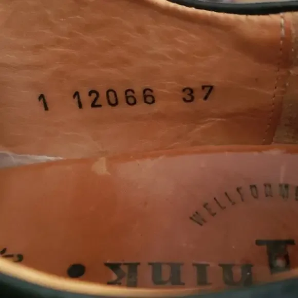 Think! Women's Vintage Punk Gothic Leather Lace-Up Shoes 7 Oxford Black Academia - Picture 5 of 8